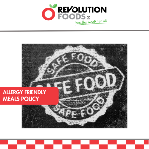 Allergy friendly meals