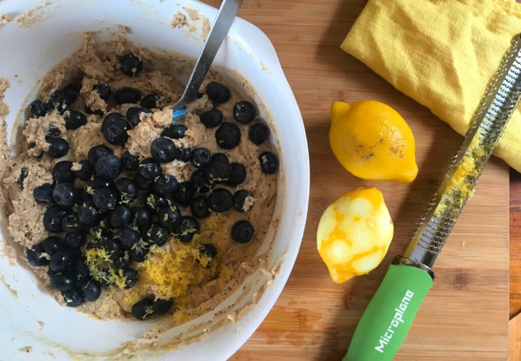 Dairy-Free Lemon Blueberry Muffins!
