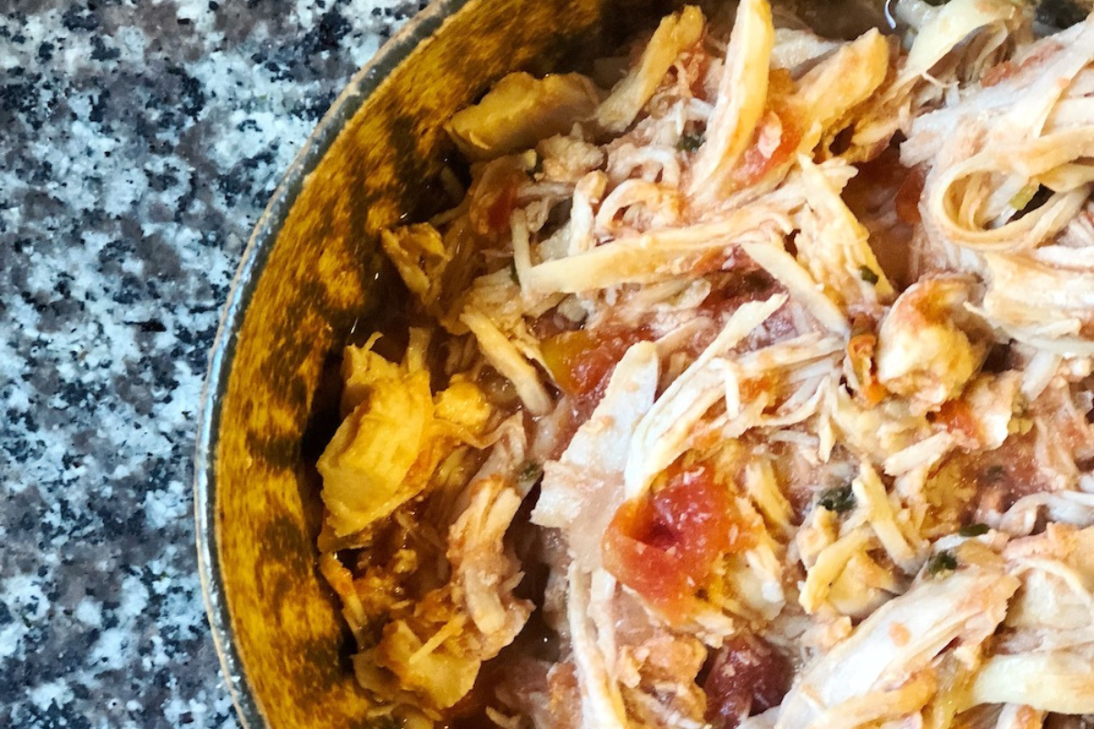 Healthy Dinner Recipe – Slow Cooker Mexican Shredded Chicken